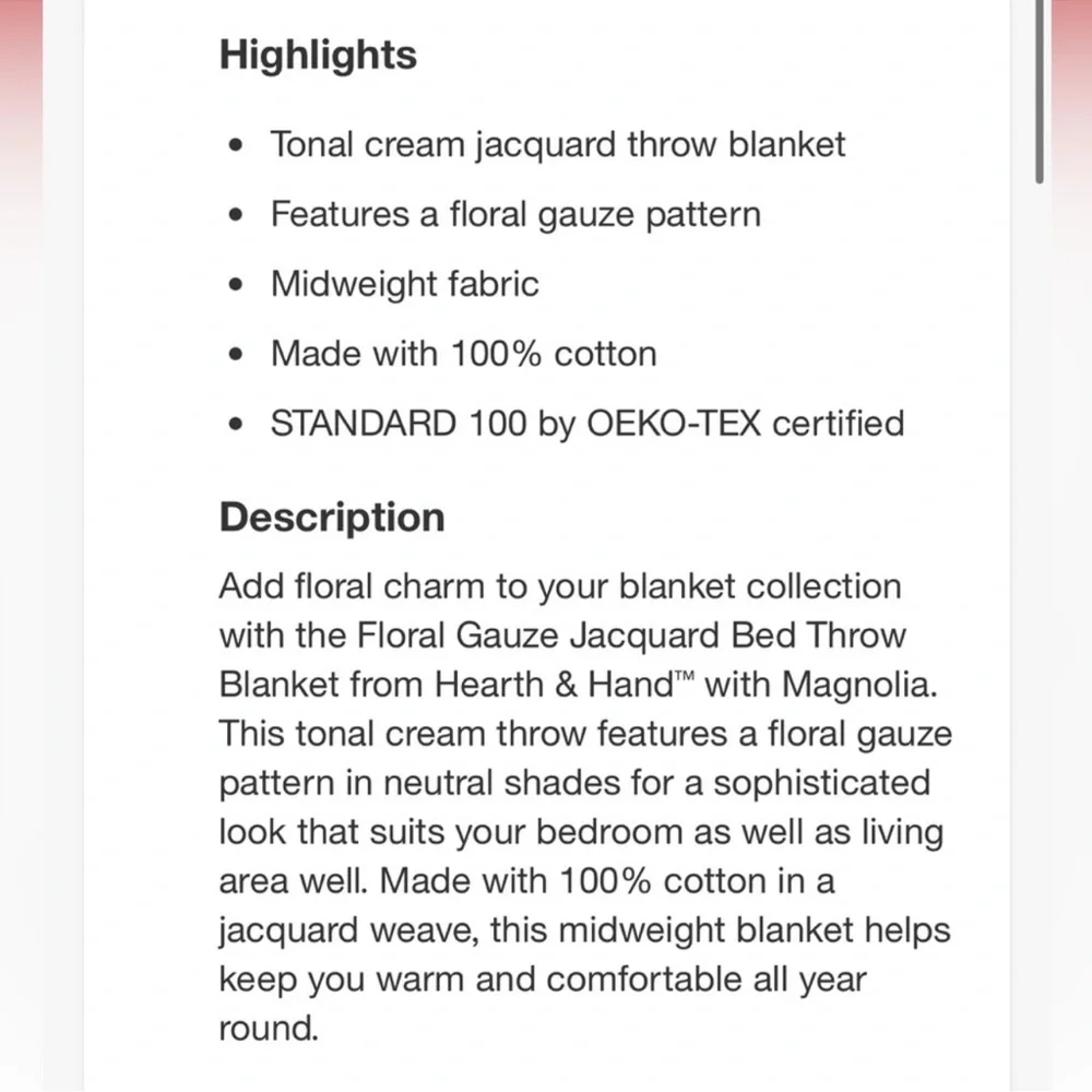 Hearth & Hand product details
